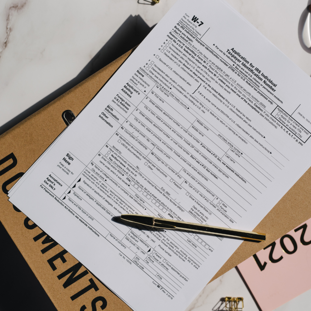 Tax documents.